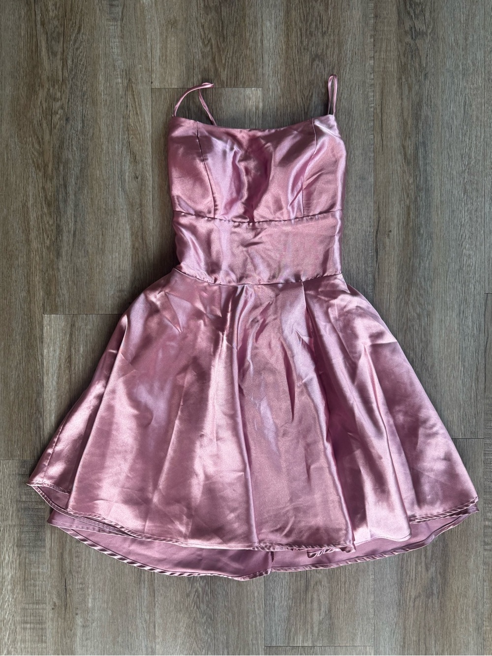 Windsor Rose Pink Spaghetti Strap Party Dress